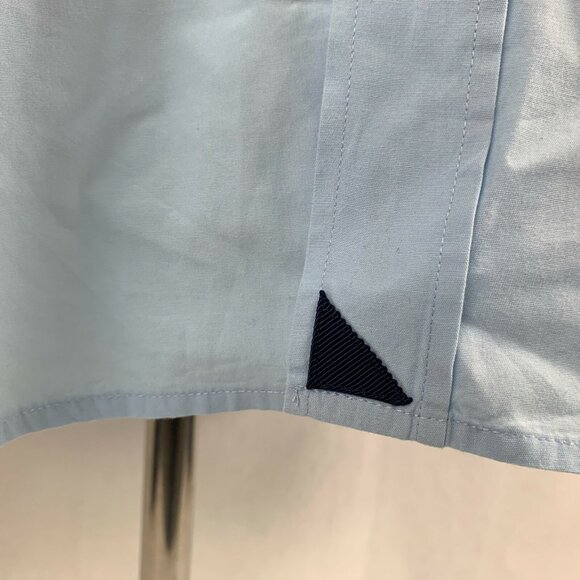 Untuckit Shirt Mens Size L Blue Button Up Long Sleeve Wrinkle Free - Picture 4 of 5